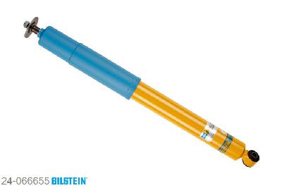 24-066655, Bilstein B6  Sport Schokdemper achteras, Ford FOCUS Saloon (DFW), "1.4 16V,  1.6 16V,  1.8 16V,  1.8 TDCi,1.8 TDdi,  1.8 Turbo DI / TDDi,  2.0 16V", 02/1999-03/2005, Standaard lengte, geschikt voor gebruik met verlagingsveren tot -40mm