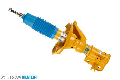 35-115304, Bilstein B6  Sport Schokdemper vooras rechts, Honda CIVIC VII Hatchback (EU, EP, ES), 1.6 i,  1.7,  1.7 CTDi,  2.0 i Sport, 01/2000-09/2005, Front axle thread: M16, Standaard lengte, geschikt voor gebruik met verlagingsveren tot -40mm