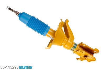 35-115298, Bilstein B6  Sport Schokdemper vooras links, Honda CIVIC VII Hatchback (EU, EP, ES), 1.6 i,  1.7,  1.7 CTDi,  2.0 i Sport, 01/2000-09/2005, Front axle thread: M16, Standaard lengte, geschikt voor gebruik met verlagingsveren tot -40mm