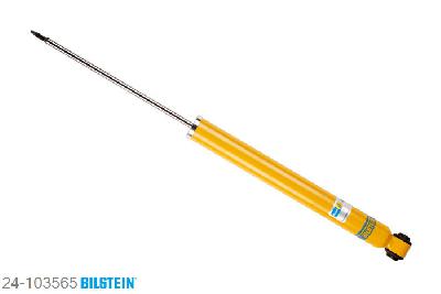 24-103565, Bilstein B6  Sport Schokdemper achteras, Mazda 2 (DY), 1.25,  1.4,  1.4 CD,  1.6, 04/2003-, with standard chassis, with sports suspension, Standaard lengte, geschikt voor gebruik met verlagingsveren tot -40mm