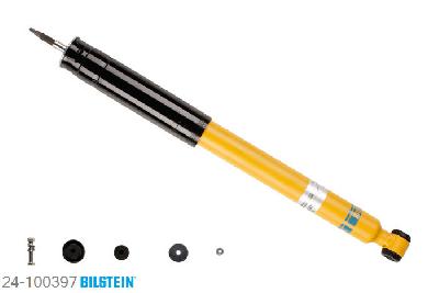 24-100397, Bilstein B6  Sport Schokdemper vooras, Mercedes C-CLASS (W202), "C 180,  C 200,  C 200 CDI,  C 200 D,C 200 Kompressor,  C 220,  C 220 CDI,C 220 D,  C 230,  C 230 Kompressor,  C 240,C 250 D,  C 250 Turbo-D,  C 280", 05/1993-05/2000, Standaard lengte, geschikt voor gebruik met verlagingsveren tot -40mm