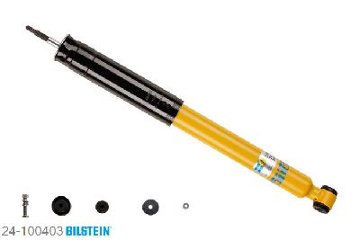 24-100403, Bilstein B6  Sport Schokdemper achteras, Mercedes CLK (C208), "200,  200 Kompressor,  230 Kompressor,  320,430,  5.4,  55 AMG", 06/1997-07/2002, Standaard lengte, geschikt voor gebruik met verlagingsveren tot -40mm