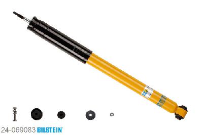 24-069083, Bilstein B6  Sport Schokdemper achteras, Mercedes AMG CLS (C219), "280,  300,  320 CDI,  350,  350 CDI,  350 CGI,500,  CLS 55 AMG,  CLS 550,  CLS 63 AMG", 04/2006-, with standard chassis, without Airmatic DC, Standaard lengte, geschikt voor gebruik met verlagingsveren tot -40mm