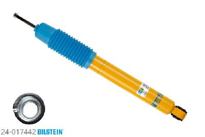 24-017442, Bilstein B6  Sport Schokdemper achteras, Nissan 200 SX (S13), 1.8,  1.8 Turbo,  2.0 i 16V, 07/1988-03/1994, Standaard lengte, geschikt voor gebruik met verlagingsveren tot -40mm