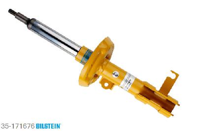 35-171676, Bilstein B6  Sport Schokdemper vooras rechts, Opel ASTRA J Saloon, "1.3 CDTI,  1.4,  1.4 Turbo,  1.6 SIDI,1.6 Turbo,  1.7 CDTI", 06/2012-, without FlexRide, with standard chassis, Standaard lengte, geschikt voor gebruik met verlagingsveren tot -40mm