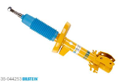 35-044253, Bilstein B6  Sport Schokdemper vooras, Opel OMEGA B (25_, 26_, 27_), "2.0,  2.0 16V,  2.0 DTI 16V,  2.2 16V,2.2 DTI 16V,  2.5 D,  2.5 DTI,  2.5 TD,2.5 V6,  2.6 V6,  3.0 V6,  3.2 V6", 04/1994-07/2003, Standaard lengte, geschikt voor gebruik met verlagingsveren tot -40mm