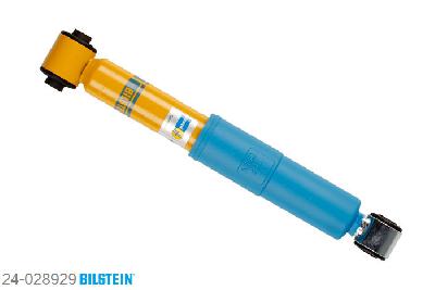 24-028929, Bilstein B6  Sport Schokdemper achteras, Peugeot 206 Saloon, 1.4,  1.6 16V, 03/2007-, Standaard lengte, geschikt voor gebruik met verlagingsveren tot -40mm
