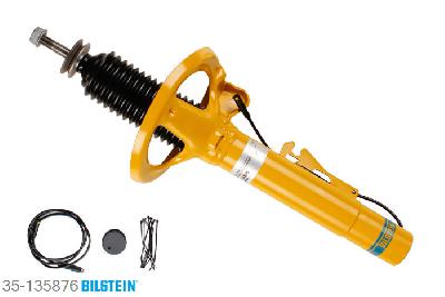 35-135876, Bilstein B6  Damptronic Schokdemper vooras rechts, Porsche 911 Convertible (997), "3.6 Carrera 4,  3.6 Turbo,  3.8 Carrera 4GTS,3.8 Carrera 4S,  3.8 Carrera S S4,3.8 Turbo,  3.8 Turbo S", 04/2005-, with electronic suspension control, with PASM, Standaard lengte, geschikt voor gebruik met verlagingsveren tot -40mm