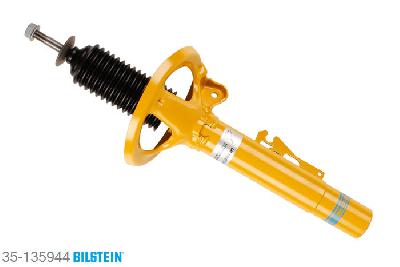 35-135944, Bilstein B6  Sport Schokdemper vooras rechts, Porsche 911 Targa (997), 3.6 Carrera 4,  3.8 Carrera 4S, 07/2006-, without electronic suspension control, with standard chassis, without PASM, Standaard lengte, geschikt voor gebruik met verlagingsveren tot -40mm