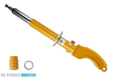 35-110552, Bilstein B6  Sport Schokdemper vooras links, Porsche CAYENNE (955), "3.0 TDI,  3.2,  3.2 S4,  3.6,  S 4.5,  S 4.8,Turbo 4.5,  Turbo S 4.5,  Turbo S 4.8", 08/2008-, without pneumatic suspension, Standaard lengte, geschikt voor gebruik met verlagingsveren tot -40mm