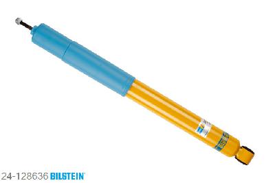 24-128636, Bilstein B6  Sport Schokdemper achteras, Renault CLIO III (BR0/1, CR0/1), "1.2 16V,  1.2 16V Hi-Flex,  1.2 SL,  1.4 16V,1.5 D,  1.5 dCi,  1.6 16V,  1.6 16V GT,1.6 Hi-Flex,  2.0 16V", 01/2005-, Standaard lengte, geschikt voor gebruik met verlagingsveren tot -40mm