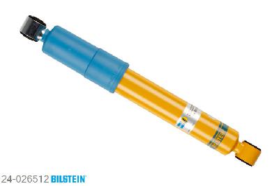 24-026512, Bilstein B6  Sport Schokdemper achteras, Renault MEGANE I Classic (LA0/1_), "1.4,  1.4 16V,  1.6 16V,  1.6 e,  1.6 i,1.8 16V,  1.9 D,  1.9 dCi,  1.9 dT,1.9 dTi,  1.9 TDI,  2.0 i", 09/1996-08/2003, Standaard lengte, geschikt voor gebruik met verlagingsveren tot -40mm