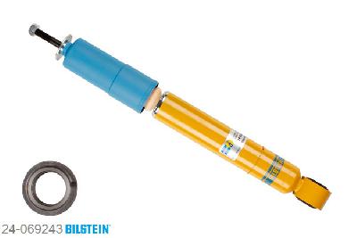 24-069243, Bilstein B6  Sport Schokdemper achteras, Toyota COROLLA (ZZE12_, NDE12_, ZDE12_), "1.4 D,  1.4 VVT-i,  1.6 VVT-i,  1.8,1.8 VVTL-i TS,  2.0 D-4D", 05/2003-02/2007, Opening Temperature External Teeth, wheel side, Standaard lengte, geschikt voor gebruik met verlagingsveren tot -40mm