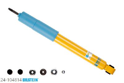 24-104814, Bilstein B6  4600 Schokdemper achteras, Toyota LAND CRUISER (J12), 3.4, 09/2002-08/2004, without electronic suspension control, Standaard lengte, geschikt voor gebruik met verlagingsveren tot -40mm