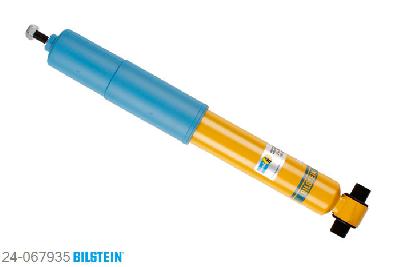 24-067935, Bilstein B6  Sport Schokdemper achteras, Volvo S60, "2.0 T,  2.3 T5,  2.4,  2.4 Bifuel,  2.4 D,2.4 D5,  2.4 T,  2.4 T5,  2.5 T,  T5", 11/2000-04/2010, with standard chassis, without ride height adjustment, Standaard lengte, geschikt voor gebruik met verlagingsveren tot -40mm