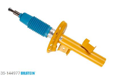 35-144977, Bilstein B6  Sport Schokdemper vooras rechts, Volvo V70 III Estate, "1.6 D,  1.6 DRIVe,  2.0,  2.0 D,  2.0 FlexFuel,2.0 T,  2.4 D,  2.4 D5,  2.5 T,2.5 T FlexFuel,  2.5 T FlexiFuel,  3.2,  D3,D5,  T4,  T5", 08/2007-, with standard chassis, without electronic suspension control, without ride height adjustment, Standaard lengte, geschikt voor gebruik met verlagingsveren tot -40mm