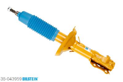 35-043959, Bilstein B6  Sport Schokdemper vooras, VW GOLF III Variant (1H5), "1.4,  1.6,  1.8,  1.9 D,  1.9 TD,  1.9 TDI,2.0", 07/1993-04/1999, for vehicles with Basisachse only, mono-tube, Standaard lengte, geschikt voor gebruik met verlagingsveren tot -40mm