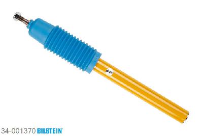 34-001370, Bilstein B6  Sport Schokdemper vooras, VW JETTA I (16), "1.1,  1.3,  1.5,  1.5 D,  1.6,  1.6 D,1.6 GLI,  1.6 TD,  1.8", 08/1978-02/1984, Front axle for bolted struts only, Standaard lengte, geschikt voor gebruik met verlagingsveren tot -40mm