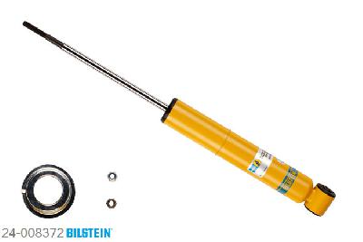 24-008372, Bilstein B6  Sport Schokdemper achteras, VW JETTA I (16), "1.1,  1.3,  1.5,  1.5 D,  1.6,  1.6 D,1.6 GLI,  1.6 TD,  1.8", 08/1978-02/1984, Front axle for bolted struts only, Standaard lengte, geschikt voor gebruik met verlagingsveren tot -40mm