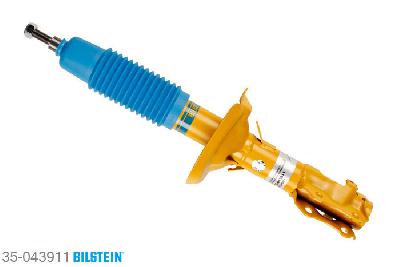 35-043911, Bilstein B6  Sport Schokdemper vooras, VW JETTA II (19E, 1G2), 1.8 Syncro, 08/1987-07/1991, Standaard lengte, geschikt voor gebruik met verlagingsveren tot -40mm