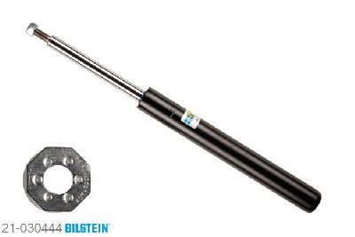 21-030444, Bilstein B4  Gas Schokdemper vooras, Audi 80 (89, 89Q, 8A, B3), "1.6,  1.6 D,  1.6 TD,  1.8,  1.8 E,  1.8 S,
1.9 D,  2.0,  2.0 E,  2.0 E 16V", 09/1986-10/1991, with sports suspension / Front axle strutdiameter 50 mm, Standaard lengte, geschikt voor gebruik met verlagingsveren tot -30mm