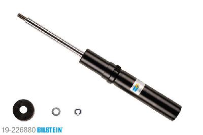 19-226880, Bilstein B4  Gas Schokdemper vooras, Audi A6 (4G2), "2.0 TDI,  2.0 TFSI,  2.0 TFSI hybrid,  2.8 FSI,2.8 FSI quattro,  3.0 TDI,  3.0 TDI quattro,3.0 TFSI quattro", 03/2011-, with standard chassis, without ride height adjustment, without pneumatic suspension, Standaard lengte, geschikt voor gebruik met verlagingsveren tot -30mm