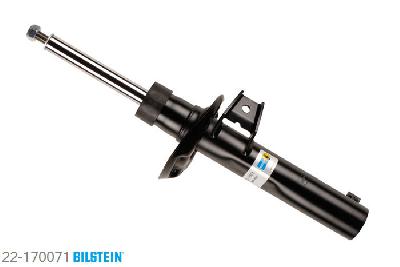 22-170071, Bilstein B4  Gas Schokdemper vooras, Audi TT (8J3), "1.8 TFSI,  2.0 quattro,  2.0 TDI quattro,2.0 TFSI,  2.0 TFSI quattro", 05/2008-, with standard chassis, without sport chassis, Standaard lengte, geschikt voor gebruik met verlagingsveren tot -30mm