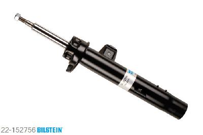 22-152756, Bilstein B4  Gas Schokdemper vooras rechts, BMW 1 Coupe (E82), 118d,  120d,  120i,  123d,  125i,  135i, 10/2007-, with standard chassis, Standaard lengte, geschikt voor gebruik met verlagingsveren tot -30mm