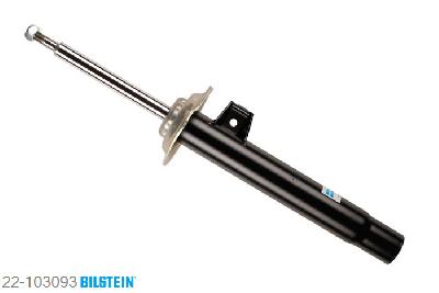 22-103093, Bilstein B4  Gas Schokdemper vooras links, BMW 3 Convertible (E46), "320 Cd,  320 Ci,  323 Ci,  325 Ci,  330 Cd,330 Ci", 06/2000-, with standard chassis, Standaard lengte, geschikt voor gebruik met verlagingsveren tot -30mm