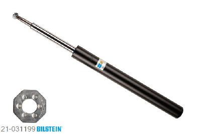 21-031199, Bilstein B4  Gas Schokdemper vooras, BMW 5 (E34), 525 i 24V, 09/1989-09/1995, with sports suspension, Standaard lengte, geschikt voor gebruik met verlagingsveren tot -30mm