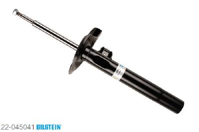 22-045041, Bilstein B4  Gas Schokdemper vooras rechts, BMW 7 (E38), "725 tds,  728 i,iL,  730 d,  730 i,iL,735 i,iL,  740 d,  740 i,iL,  750 i,iL", 12/1994-11/2001, with standard chassis, twin-tube, Standaard lengte, geschikt voor gebruik met verlagingsveren tot -30mm