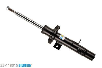 22-118615, Bilstein B4  Gas Schokdemper vooras rechts, Citroen C3 (FC_), "1.1 i,  1.4 16V,  1.4 16V HDi,  1.4 Bioflex,1.4 Flex,  1.4 HDi,  1.4 i,  1.4 i Bivalent,1.6 16V,  1.6 16V HDi,  1.6 Bioflex", 02/2002-, Standaard lengte, geschikt voor gebruik met verlagingsveren tot -30mm