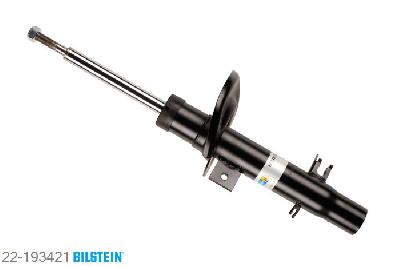 22-193421, Bilstein B4  Gas Schokdemper vooras links, Citroen DS3, "1.2 VTi 82,  1.4 16V,  1.4 HDi 70,1.4 VTi 95 LPG,  1.4 VTi 98,  1.6 16V,1.6 HDi,  1.6 HDi 115,  1.6 THP 150", 01/2010-, Front axle strutdiameter 47 mm, Standaard lengte, geschikt voor gebruik met verlagingsveren tot -30mm