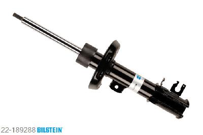 22-189288, Bilstein B4  Gas Schokdemper vooras rechts, Citroen NEMO Estate, 1.4,  1.4 HDi, 04/2009-, Standaard lengte, geschikt voor gebruik met verlagingsveren tot -30mm