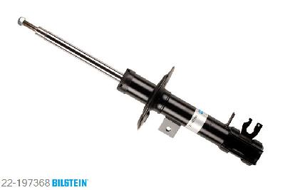 22-197368, Bilstein B4  Gas Schokdemper vooras rechts, Fiat 500 C, 0.9,  1.2,  1.3 D Multijet,  1.4, 09/2009-, Opening Temperature Shorten by, with standard chassis, Standaard lengte, geschikt voor gebruik met verlagingsveren tot -30mm