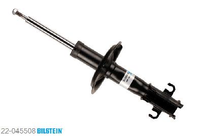 22-045508, Bilstein B4  Gas Schokdemper vooras, Fiat BRAVO (182), "1.8 GT,  1.9 D,  1.9 JTD,  1.9 JTD 105,1.9 TD 100 S,  1.9 TD 75 S", 10/1995-10/2001, Standaard lengte, geschikt voor gebruik met verlagingsveren tot -30mm