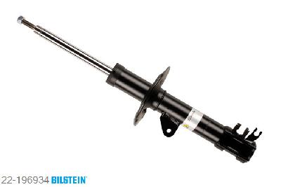 22-196934, Bilstein B4  Gas Schokdemper vooras links, Fiat PANDA (169), 1.2 4x4,  1.3 D 16V Multijet 4x4,  1.3 JTD 4x4, 10/2004-, Standaard lengte, geschikt voor gebruik met verlagingsveren tot -30mm