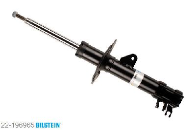 22-196965, Bilstein B4  Gas Schokdemper vooras rechts, Fiat PANDA (169), "1.3 D Multijet,  1.3 JTD,  1.4,1.4 8V Natural Power,1.4 Bi-Power / Natural Power", 09/2003-, Standaard lengte, geschikt voor gebruik met verlagingsveren tot -30mm
