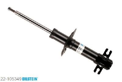 22-105349, Bilstein B4  Gas Schokdemper vooras, Fiat PUNTO (188), "1.2 16V 80,  1.2 60,  1.2 Bifuel,1.2 Natural Power", 09/1999-, Standaard lengte, geschikt voor gebruik met verlagingsveren tot -30mm