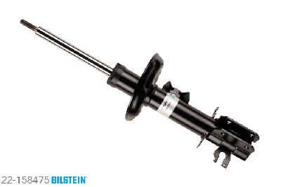 22-158475, Bilstein B4  Gas Schokdemper vooras links, Fiat PUNTO (199), "0.9 Bifuel,  0.9 Twinair Turbo,  1.2,1.3 Multijet,  1.4,  1.4 Bifuel,1.4 Multi Air,  1.4 Natural Power,1.4 Turbo Multi Air", 03/2012-, with standard chassis, with sports suspension, Standaard lengte, geschikt voor gebruik met verlagingsveren tot -30mm