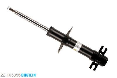 22-105356, Bilstein B4  Gas Schokdemper vooras, Fiat PUNTO Van (188AX), 1.2 60,  1.3 JTD,  1.9 D 60,  1.9 JTD, 02/2000-10/2009, Standaard lengte, geschikt voor gebruik met verlagingsveren tot -30mm