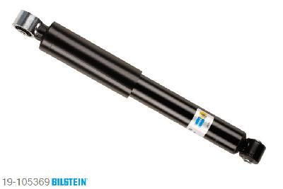 19-105369, Bilstein B4  Gas Schokdemper achteras, Fiat PUNTO Van (188AX), 1.2 60,  1.3 JTD,  1.9 D 60,  1.9 JTD, 02/2000-10/2009, Standaard lengte, geschikt voor gebruik met verlagingsveren tot -30mm