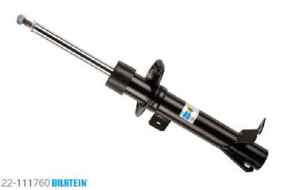22-111760, Bilstein B4  Gas Schokdemper vooras links, Ford FIESTA V (JH_, JD_), "1.0,  1.25 16V,  1.3,  1.4 16V,  1.4 TDCi,1.6,  1.6 16V,  1.6 Flex,  1.6 TDCi", 11/2001-, Standaard lengte, geschikt voor gebruik met verlagingsveren tot -30mm