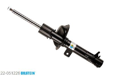 22-051226, Bilstein B4  Gas Schokdemper vooras links, Ford FOCUS (DAW, DBW), "1.4 16V,  1.6 16V,  1.6 16V Flexifuel,1.8 16V,  1.8 DI / TDDi,  1.8 TDCi,1.8 Turbo DI / TDDi,  2.0 16V", 10/1998-11/2004, Standaard lengte, geschikt voor gebruik met verlagingsveren tot -30mm