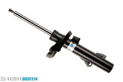 22-112811, Bilstein B4  Gas Schokdemper vooras links, Ford FOCUS II Convertible, 1.6,  2.0,  2.0 TDCi, 10/2006-, with standard chassis, Standaard lengte, geschikt voor gebruik met verlagingsveren tot -30mm