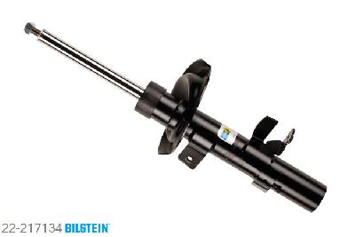 22-217134, Bilstein B4  Gas Schokdemper vooras links, Ford FOCUS III Turnier, "1.0 EcoBoost,  1.6,  1.6 EcoBoost,1.6 Flexifuel,  1.6 TDCi,1.6 TDCi ECOnetic,  1.6 Ti,  2.0 TDCi", 05/2011-, with standard chassis, Standaard lengte, geschikt voor gebruik met verlagingsveren tot -30mm