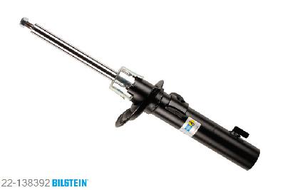 22-138392, Bilstein B4  Gas Schokdemper vooras, Ford MONDEO III Saloon (B4Y), "1.8 16V,  1.8 SCi,  2.0 16V,2.0 16V DI / TDDi,  2.0 16V TDDi / TDCi,2.0 TDCi,  2.2 TDCi,  2.5 V6 24V,3.0 V6 24V", 11/2000-08/2007, with standard chassis, Standaard lengte, geschikt voor gebruik met verlagingsveren tot -30mm