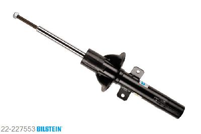 22-227553, Bilstein B4  Gas Schokdemper vooras, Ford PUMA (EC_), 1.4 16V,  1.7 16V, 03/1997-06/2002, with standard chassis / Rear axle -> 07/98, Standaard lengte, geschikt voor gebruik met verlagingsveren tot -30mm
