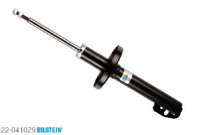 22-041029, Bilstein B4  Gas Schokdemper vooras, Ford SIERRA (GBG, GB4), "1.6,  1.6 i,  1.8,  1.8 TD,  2.0,  2.0 i,2.0 i CAT,  2.3 D", 01/1987-02/1993, Standaard lengte, geschikt voor gebruik met verlagingsveren tot -30mm