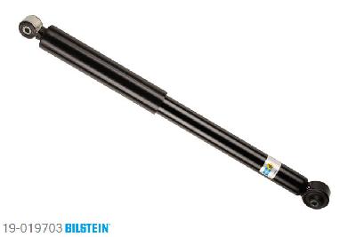 19-019703, Bilstein B4  Gas Schokdemper achteras, Ford SIERRA Hatchback (GBC), 1.3,  1.6,  2.0,  2.3,  2.3 D, 08/1982-02/1987, with standard chassis, Standaard lengte, geschikt voor gebruik met verlagingsveren tot -30mm